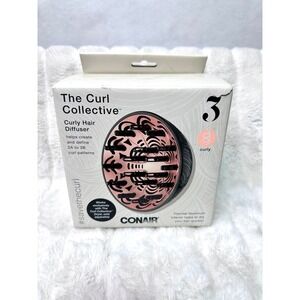 Conair The Curl Collective Hair Diffuser Women Rose Gold New NPTCCA01-320